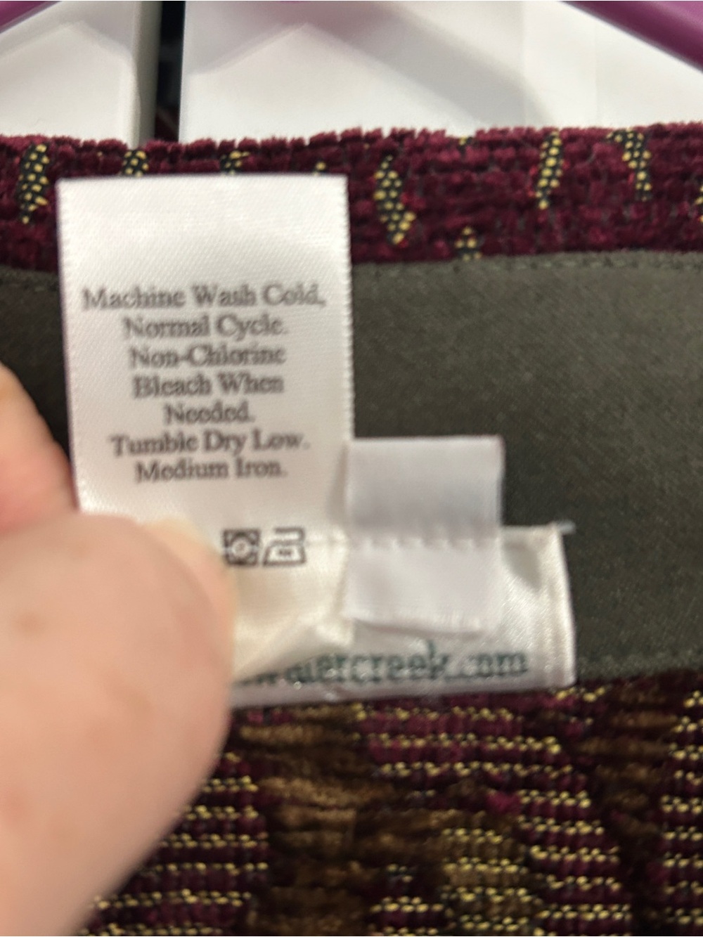 Coldwater Creek Patchwork Jacket Plus Size 1X Multicolor Textured Button Front - Picture 9 of 9